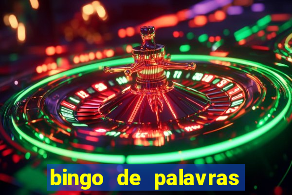 bingo de palavras cha de bebe